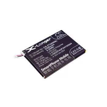   ZTE LI3825T43P3H755544 helyettesítő mobiltelefon akkumulátor (Li-Polymer, 3.8V, 2500mAh / 9.50Wh) - Utángyártott