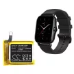 Amazfit PL471822GH helyettesítő okosóra akkumulátor (Li-Polymer, 3.85V, 220mAh / 0.85Wh) - Utángyártott