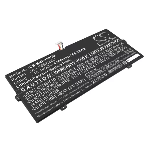 Samsung AA-PBRN4ZU helyettesítő laptop akkumulátor (Li-Polymer, 15.4V, 4300mAh / 66.22Wh) - Utángyártott