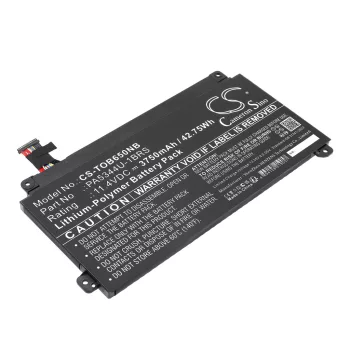   Toshiba PA5344U-1BRS helyettesítő laptop akkumulátor (Li-Polymer, 11.4V, 3750mAh / 42.75Wh) - Utángyártott