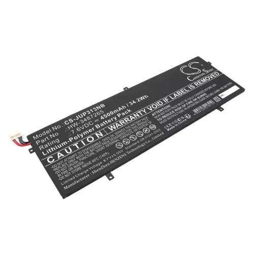 Jumper HW-3487265 helyettesítő laptop akkumulátor (Li-Polymer, 7.6V, 4500mAh / 34.2Wh) - Utángyártott