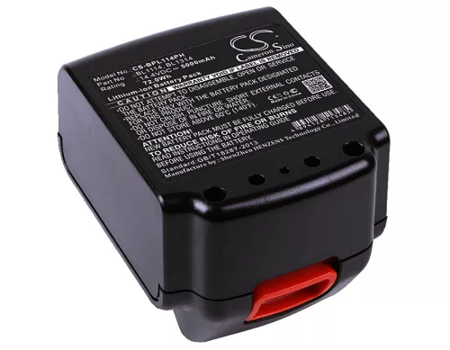 Black & Decker LB16 helyettesítő szerszámgép akkumulátor (Li-ion, 14.4V, 5000mAh / 72.00Wh) - Utángyártott