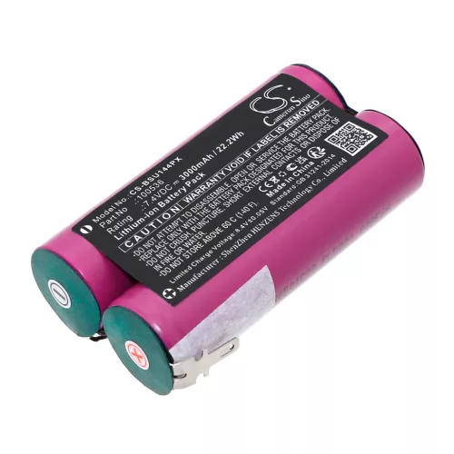 Bosch 100536 helyettesítő szerszámgép akkumulátor (Li-ion, 7.4V, 3000mAh / 22.2Wh) - Utángyártott