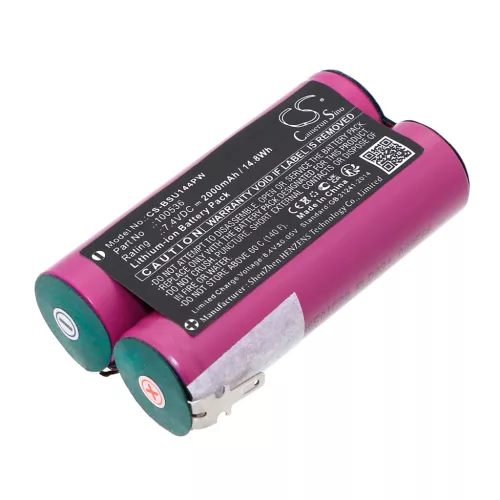 Bosch 100536, 100536 helyettesítő szerszámgép akkumulátor (Li-ion, 7.4V, 2000mAh / 14.8Wh) - Utángyártott