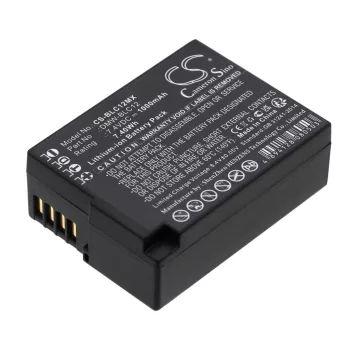   Panasonic DMW-BLC12PP helyettesítő akkumulátor (Li-ion, 7.4V, 1000mAh / 7.40Wh) - Utángyártott