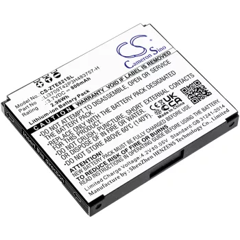   ZTE Li3709T42P3H483757-H helyettesítő mobiltelefon akkumulátor (Li-ion, 3.7V, 800mAh / 2.96Wh) - Utángyártott