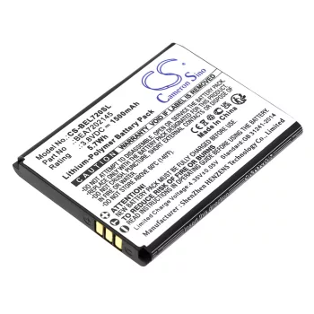   Bea-fon SL720i helyettesítő mobiltelefon akkumulátor (Li-Polymer, 3.8V, 1500mAh / 5.7Wh) - Utángyártott