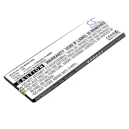 Blackview A8 helyettesítő mobiltelefon akkumulátor (Li-Polymer, 3.8V, 1700mAh / 6.46Wh) - Utángyártott