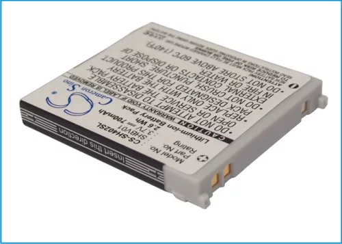 Sharp SHBV01 helyettesítő mobiltelefon akkumulátor (Li-ion, 3.7V, 700mAh) - Utángyártott