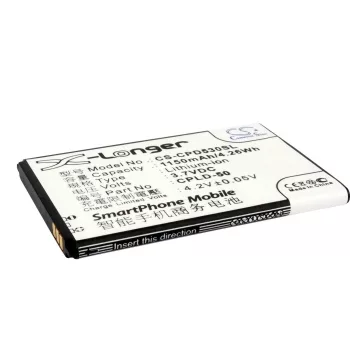   Coolpad CPLD-50 helyettesítő mobiltelefon akkumulátor (Li-ion, 3.7V, 1150mAh / 4.26Wh) - Utángyártott