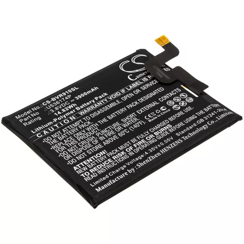 Blackview U536174P helyettesítő mobiltelefon akkumulátor (Li-Polymer, 3.8V, 3900mAh / 14.82Wh) - Utángyártott