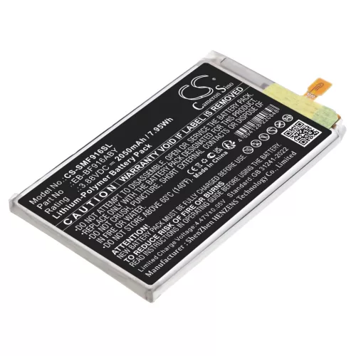 Samsung EB-BF916ABY helyettesítő mobiltelefon akkumulátor (Li-Polymer, 3.88V, 2050mAh / 7.95Wh) - Utángyártott