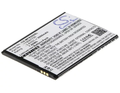 KAZAM TH305L-XDFBH0000176 helyettesítő mobiltelefon akkumulátor (Li-ion, 3.8V, 2000mAh / 7.60Wh) - Utángyártott