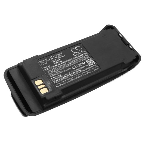 Motorola Moto MotoTRBO DP3601 készülékhez akkumulátor (Li-ion, 7.4V, 3350mAh / 24.79Wh) - Utángyártott