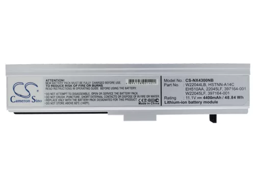 Compaq W22045LF helyettesítő laptop akkumulátor (Li-ion, 11.1V, 4400mAh / 48.84Wh) - Utángyártott