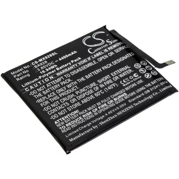   Meizu BA928 helyettesítő mobiltelefon akkumulátor (Li-Polymer, 3.85V, 4400mAh / 16.94Wh) - Utángyártott