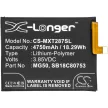 Motorola SB18C80753 helyettesítő mobiltelefon akkumulátor (Li-Polymer, 3.85V, 4750mAh / 18.29Wh) - Utángyártott