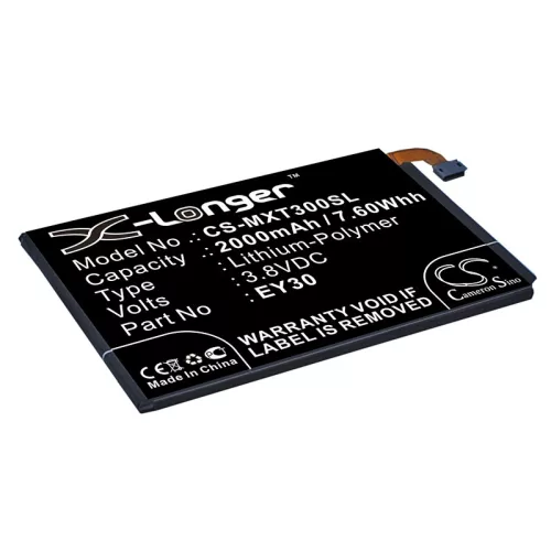 Motorola SNN5945A helyettesítő mobiltelefon akkumulátor (Li-Polymer, 3.8V, 2000mAh / 7.60Wh) - Utángyártott