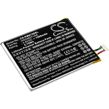   Prestigio HX336271AA helyettesítő mobiltelefon akkumulátor (Li-Polymer, 3.8V, 1500mAh / 5.70Wh) - Utángyártott