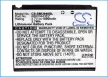 Verizon SAMU940BATS helyettesítő mobiltelefon akkumulátor (Li-ion, 3.7V, 1000mAh) - Utángyártott