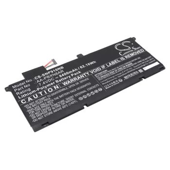   Samsung AA-PBXN8AR helyettesítő laptop akkumulátor (Li-Polymer, 7.4V, 8400mAh / 62.16Wh) - Utángyártott