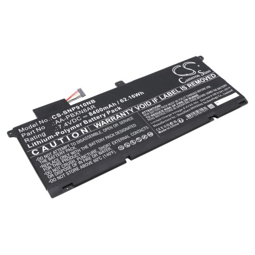 Samsung NP900X4C-A06DE készülékhez laptop akkumulátor (Li-Polymer, 7.4V, 8400mAh / 62.16Wh) - Utángyártott
