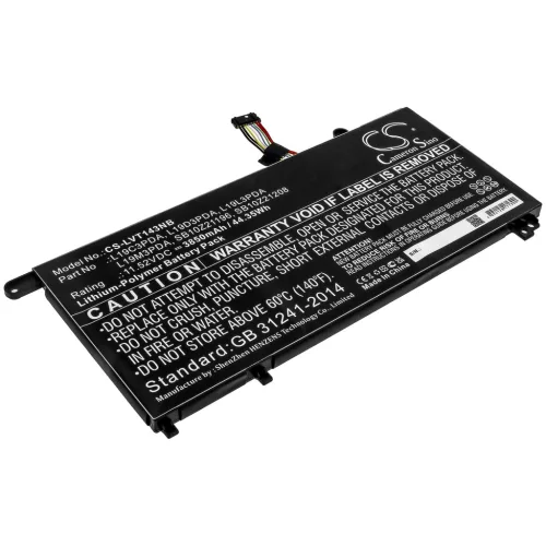 Lenovo ThinkBook 15 Gen 2 20VEA01UHH készülékhez laptop akkumulátor (Li-Polymer, 11.52V, 3850mAh / 44.35Wh) - Utángyártott