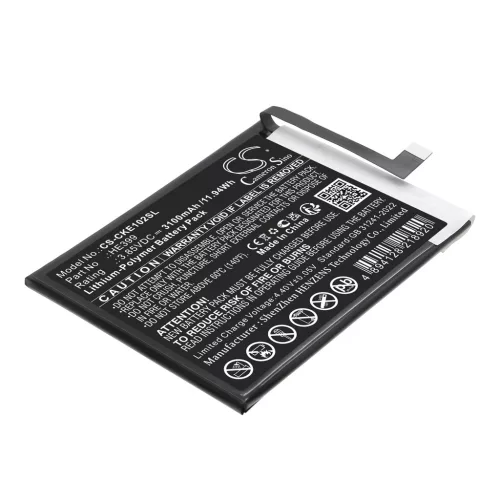 Cricket HE399 helyettesítő mobiltelefon akkumulátor (Li-Polymer, 3.85V, 3100mAh / 11.94Wh) - Utángyártott