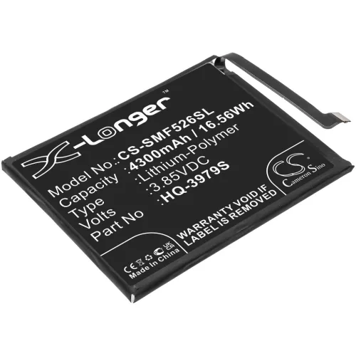 Samsung HQ-3979S helyettesítő mobiltelefon akkumulátor (Li-Polymer, 3.85V, 4300mAh / 16.56Wh) - Utángyártott
