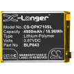 Oppo BLP843 helyettesítő mobiltelefon akkumulátor (Li-Polymer, 3.87V, 4900mAh / 18.96Wh) - Utángyártott