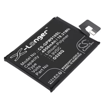   Google G526Q helyettesítő mobiltelefon akkumulátor (Li-Polymer, 3.9V, 4950mAh / 19.31Wh) - Utángyártott