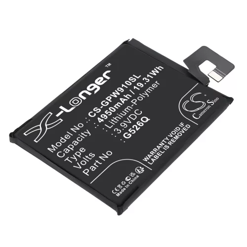 Google G526Q helyettesítő mobiltelefon akkumulátor (Li-Polymer, 3.9V, 4950mAh / 19.31Wh) - Utángyártott