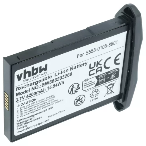 NCR Orderman 5555-0105-8801 helyettesítő akkumulátor (Li-Ion, 3.7V, 4200mAh / 15.54Wh) - Utángyártott
