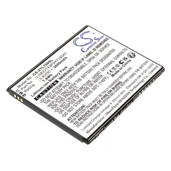   ZTE LI3822T43P3H716043 helyettesítő mobiltelefon akkumulátor (Li-ion, 3.8V, 2000mAh / 7.6Wh) - Utángyártott