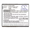 ZTE LI3822T43P3H716043 helyettesítő mobiltelefon akkumulátor (Li-ion, 3.8V, 2000mAh / 7.6Wh) - Utángyártott