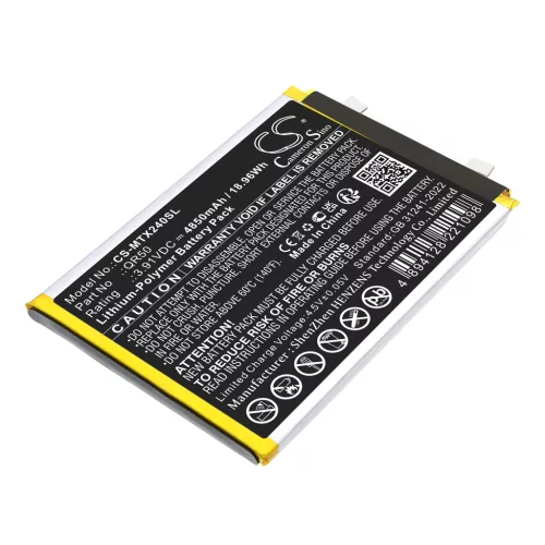 Motorola SB18E18871 helyettesítő mobiltelefon akkumulátor (Li-Polymer, 3.91V, 4850mAh / 18.96Wh) - Utángyártott