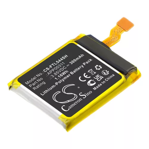FOSSIL APP00311 helyettesítő okosóra akkumulátor (Li-Polymer, 3.85V, 300mAh / 1.16Wh) - Utángyártott