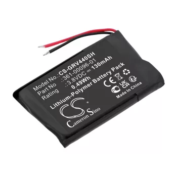   Garmin 361-00096-01 helyettesítő okosóra akkumulátor (Li-Polymer, 3.8V, 130mAh / 0.49Wh) - Utángyártott