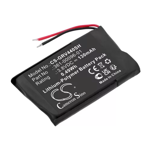 Garmin 361-00096-01 helyettesítő okosóra akkumulátor (Li-Polymer, 3.8V, 130mAh / 0.49Wh) - Utángyártott