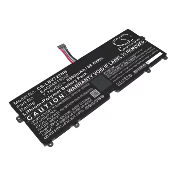   LG LBV7227E helyettesítő laptop akkumulátor (Li-Polymer, 7.74V, 8900mAh / 68.89Wh) - Utángyártott