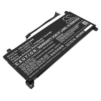   Clevo NL40BAT-3 helyettesítő laptop akkumulátor (Li-Polymer, 11.4V, 3150mAh / 35.91Wh) - Utángyártott