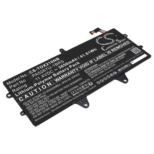 Toshiba PA5267U-1BRS helyettesítő laptop akkumulátor (Li-Polymer, 11.4V, 3650mAh / 41.61Wh) - Utángyártott