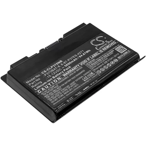 Terrans force X911(i7-4810MQ/880MSLI) készülékhez laptop akkumulátor (Li-ion, 15.12V, 5600mAh / 84.67Wh) - Utángyártott