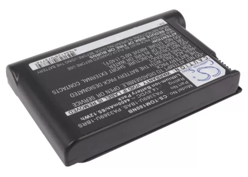 Toshiba PA3369U-1BRS helyettesítő laptop akkumulátor (Li-ion, 14.8V, 4400mAh / 65.12Wh) - Utángyártott