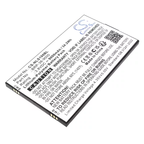 Newland BRP-38-9000 helyettesítő tablet akkumulátor (Li-Polymer, 3.8V, 9000mAh / 34.2Wh) - Utángyártott