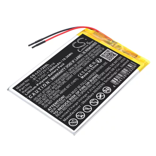 Polaroid SR3070110P helyettesítő tablet akkumulátor (Li-Polymer, 3.7V, 2800mAh / 10.36Wh) - Utángyártott