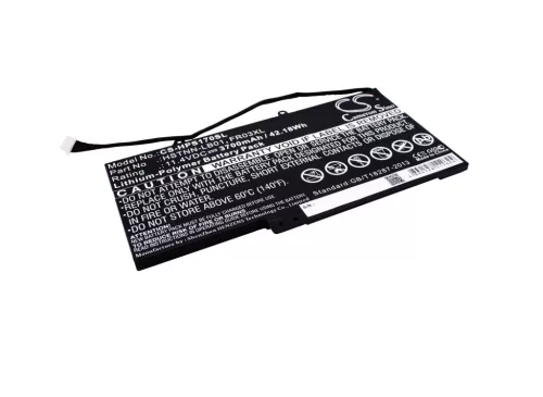 HP TPC-LB01 helyettesítő tablet akkumulátor (Li-Polymer, 11.4V, 3700mAh / 42.18Wh) - Utángyártott