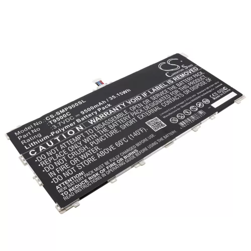 Samsung T9500C helyettesítő tablet akkumulátor (Li-Polymer, 3.7V, 9500mAh / 35.15Wh) - Utángyártott