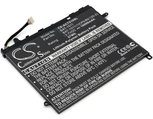 Acer BT0020G003 helyettesítő tablet akkumulátor (Li-Polymer, 3.7V, 10000mAh / 37Wh) - Utángyártott