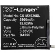 MeiZu BA926 helyettesítő mobiltelefon akkumulátor (Li-Polymer, 3.85V, 3900mAh / 15.02Wh) - Utángyártott